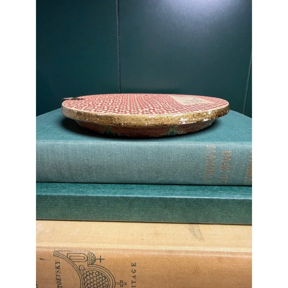 Vintage Florentine Plaque– The Adoring Virgin After Fra Filippo Lippi – Italy